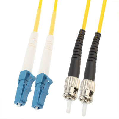 Ponticello in fibra ottica monomodale dual-core LC-ST, lunghezza: 3 m, Dual-Core Single Mode Ponticello in fibra ottica monomodale dual-core LC-ST, lunghezza: 3 m, Dual-Core Single Mode